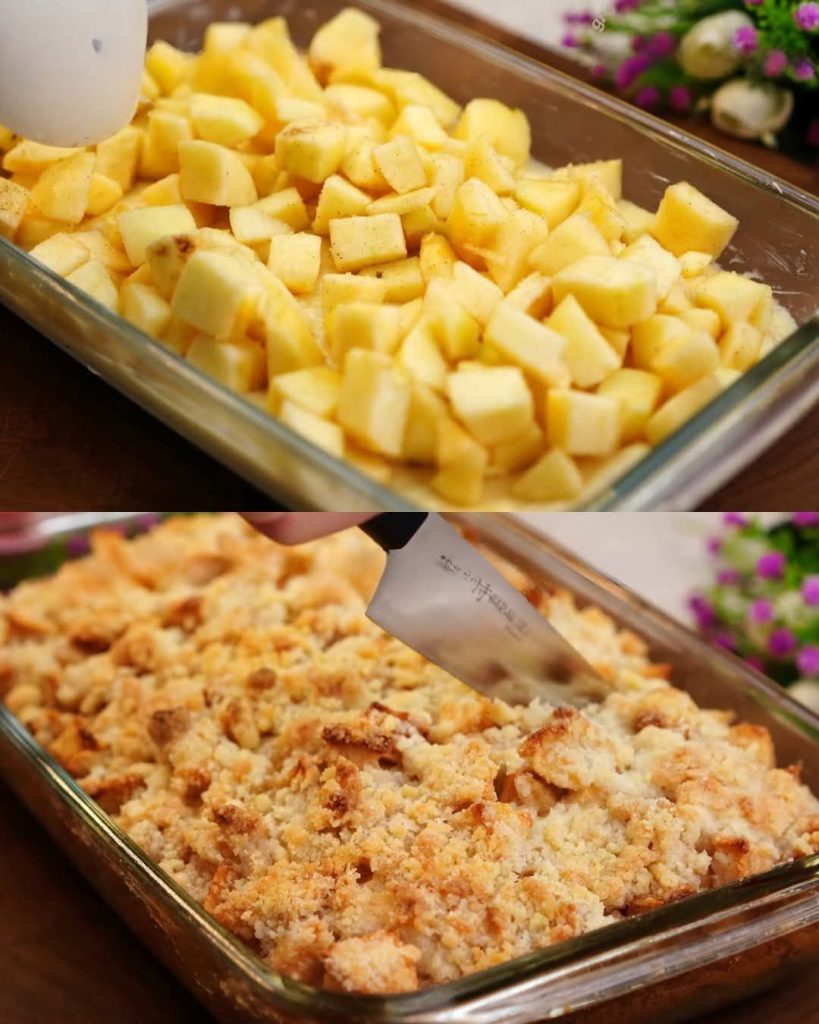 Title: Moist Apple Crumb Cake – A Comforting Classic with a Tender Crumb